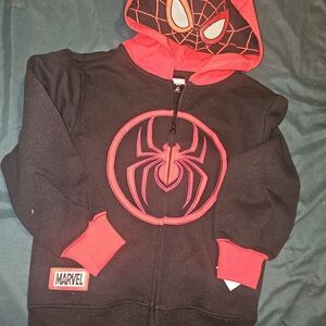 Marvel Spider-Man Black and Red Hoodie